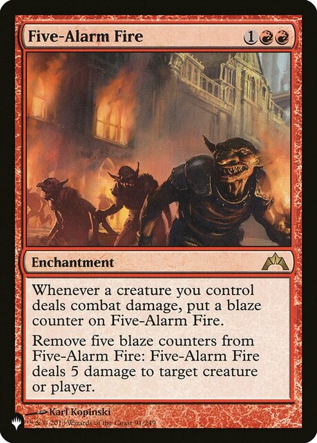 Five-Alarm Fire - Gatecrash